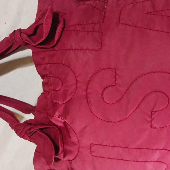 MARC JACOBS Workwear Pink Embroidered Logo Quilted Tote Bag - Picture 12 of 14